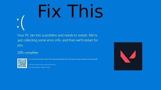 Valorant Blue Screen vgksys Error Fix Method [upl. by Ursal676]