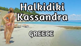 Kassandra Greece Best Places  Full Walking tour 4K Halkidiki [upl. by Leoj]