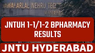 JNTUH 1112 BPHARMACY RESULTSjntuhyderabad [upl. by Lustig]