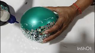 Lets make a disco light balloon diy craft balloon discolights decorationideas [upl. by Oeniri]