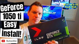 How to Install  GeForce 1050Ti  Quick and Easy [upl. by Aenotna]