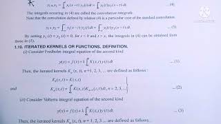 Convolution type of Volterra and fredholm integral equations Mathematical Methods MSc mathe [upl. by Harts]