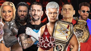 WWE Bad Blood 2024 Card Predictions [upl. by Sproul]