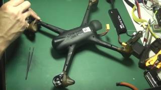 Hubsan H501S X4  How to replace the Compass and GPS modules [upl. by Ettenotna979]