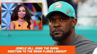 Jemele Hill Joins the Show  Brian Flores Lawsuit REACTION  The Dan LeBatard Show with Stugotz [upl. by Zaslow]