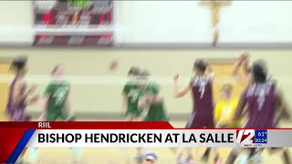 La Salle defeats Bishop Hendricken in Div I boys volleyball [upl. by Shirley]