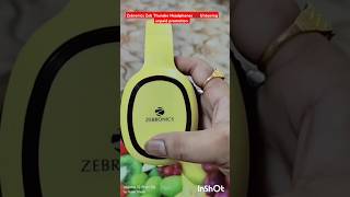 Zebronics Zeb Thunder headphones ad unboxing trending shorts unpaid promotion youtubeshorts [upl. by Yekim]