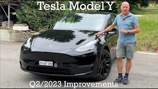 Tesla Model Y LR latest production Q22023 Has it improved [upl. by Assilanna]