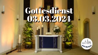 Kirchengemeinde Gochsheim amp Bahnbrücken Gottesdienst am 03032024 [upl. by Aihsikal]