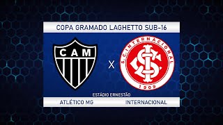 Atlético MG X Internacional  Semifinal 3ª Copa Gramado Laghetto Sub16 [upl. by Hardunn]