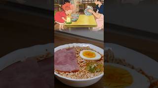 Ponyo Ramen by Studio Ghibli 🍜🐟 ponyo ramen anime instantnoodles [upl. by Janessa]