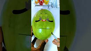 Watermelon has baby Need Emergency Surgery jidoodle fruitsurgery foodsurgery [upl. by Timotheus]