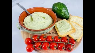 Crema de branza cu avocado patrunjel si usturoi sanatoasa si delicioasa [upl. by Welcome560]