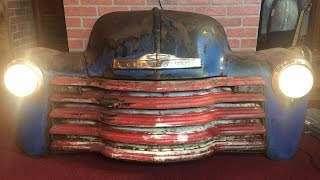 1950s CHEVY Truck Automotive Wall Art Retail Display SOLD [upl. by Acimaj]