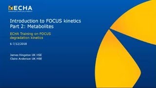 Biocides training on degradation kinetics – part 2 [upl. by Llertnom]