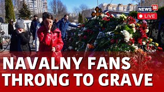 Alexei Navalny Funeral LIVE  View Of The Borisovskoye Cemetery  Team Navalnys Final Tribute Live [upl. by Stearns]