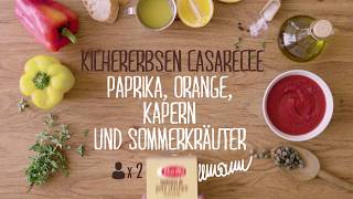 Casarecce aus Kichererbsen mit Peperonata Orangen und Kapern [upl. by Bradshaw]