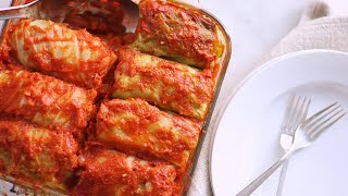 Stuffed Cabbage with Beef and Rice Everyday Food with Sarah Carey [upl. by Ais]