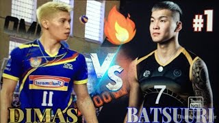 ADU SPIKE DIMAS SAPUTRA 🇮🇩VS 🇲🇳 BATTUR BATSUURI SAMA” MEMILIKI SPIKE YG MEMATIKAN [upl. by Belle]