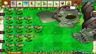 Plants vs Zombies Gargantuar Mod All Gatling Pea vs All Gargantuar vs DrZomboss Hack [upl. by Daenis743]