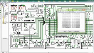 SANXI microcomputer TIMER logisim [upl. by Tavey]