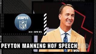 Peyton Mannings 2021 Pro Football Hall of Fame Induction Speech  NFL on ESPN [upl. by Riccardo838]