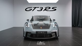 2024 Porsche GT3RS Street legal track car Showcase Details Interior and Exterior [upl. by Nossah65]