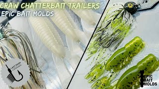 Epic Craw Chatterbait Trailers  Epic Bait Molds [upl. by Guss]