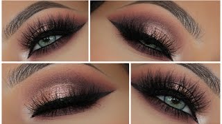 Glamorous Pink Metallic Smokey Eye  Amys Makeup Box [upl. by Marigolda]