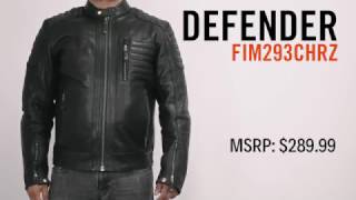 Defender Leather Motorcycle Jacket [upl. by Adnilema]