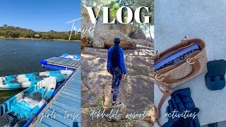 Travel Vlog  Dikhololo resort Zip lining Paintball Archery Business trip amp More [upl. by Obellia]