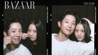 Jisoo and Haein for Harpers Bazaar Korea  Snowdrops 2nd teaser video [upl. by Morgen]