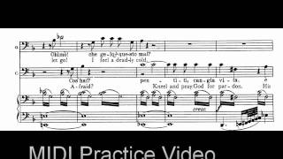 Don Giovanni Commendatore MIDI Practice [upl. by Huberto]