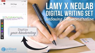 Lamy X Neolab Ncode Digital Writing Set Unboxing Demo and Giveaway [upl. by Gregory]