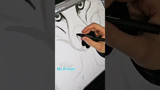 Sketching Timelapse  Digital Art [upl. by Brawner997]