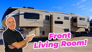 Front Living Room Luxury Fifth Wheel  2023 Jayco Pinnacle 38FLGS [upl. by Renell89]