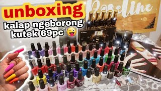 UNBOXING HAUL KUTEK 69PC  UNBOXING 69PC GEL POLISH VENALISA [upl. by Edrea]