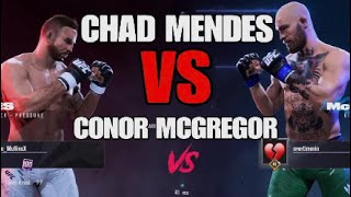 CHAD MENDES VS CONOR MCGREGOR ONLINE UFC 5 [upl. by Mehalick]