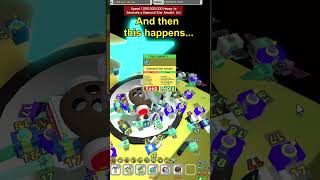 I Got INSANELY LUCKY While Rolling A DIAMOND AMULET In BSS beeswarmsimulator roblox bss lucky [upl. by Alathia]