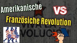 Französiche Revolution und Amerikanische Revolution im Vergleich Ursachen Anlass Verlauf Folgen [upl. by Eelanej]