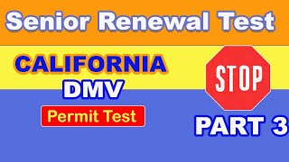 California DMV Written Test 2024  DMV Senior Written Test 2024  3 [upl. by Blankenship]