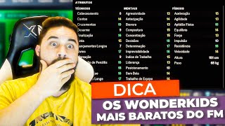 Os WONDERKIDS mais BARATOS do Football Manager 2023 💰⚽️🌟 [upl. by Sennahoj157]