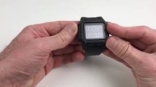 Nixon Regulus Digital Watch Tabletop Review [upl. by Lanette27]