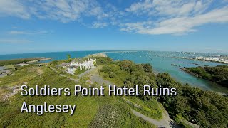 Soldiers Point Derelict Hotel Ruins Bando Holyhead Mountain Anglesey [upl. by Liagaba198]