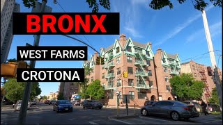 Exploring Bronx  Walking From West Farms to Crotona Park  Bronx NYC [upl. by Nellac]