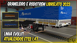 REBOQUE RODODOTREM 2022 LINHA EVOLUT EURO TRUCK SIMULATOR 2 147 [upl. by Rett]