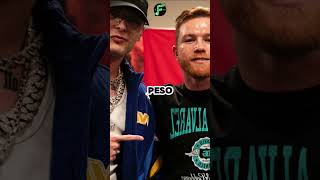 Las Palabras de Peso Pluma al Canelo 👏 [upl. by Idaline]