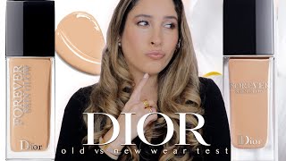 DIOR FOREVER SKIN GLOW FOUNDATION REVIEW  WEAR TEST of the 2022 Formula compared to The Original [upl. by Antony]