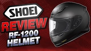 Shoei RF1200 Helmet Review from SportbikeTrackGearcom [upl. by Mond147]