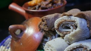 Ethiopian Quanta be Dinich Wot Recipe  Amharic Dried Beef potato Wat [upl. by Huba]